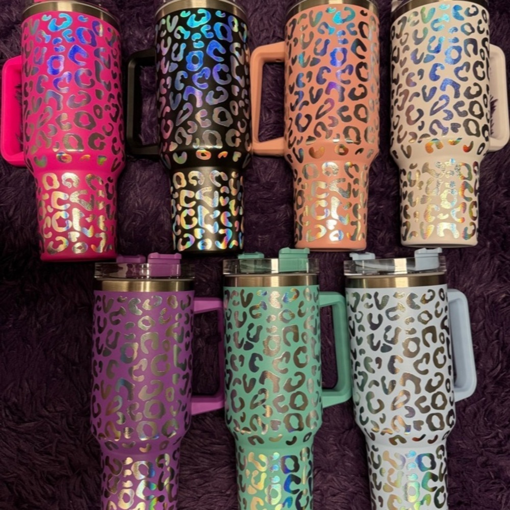 Pick Any 2 for $35 Leopard Print 40 Oz Tumblers